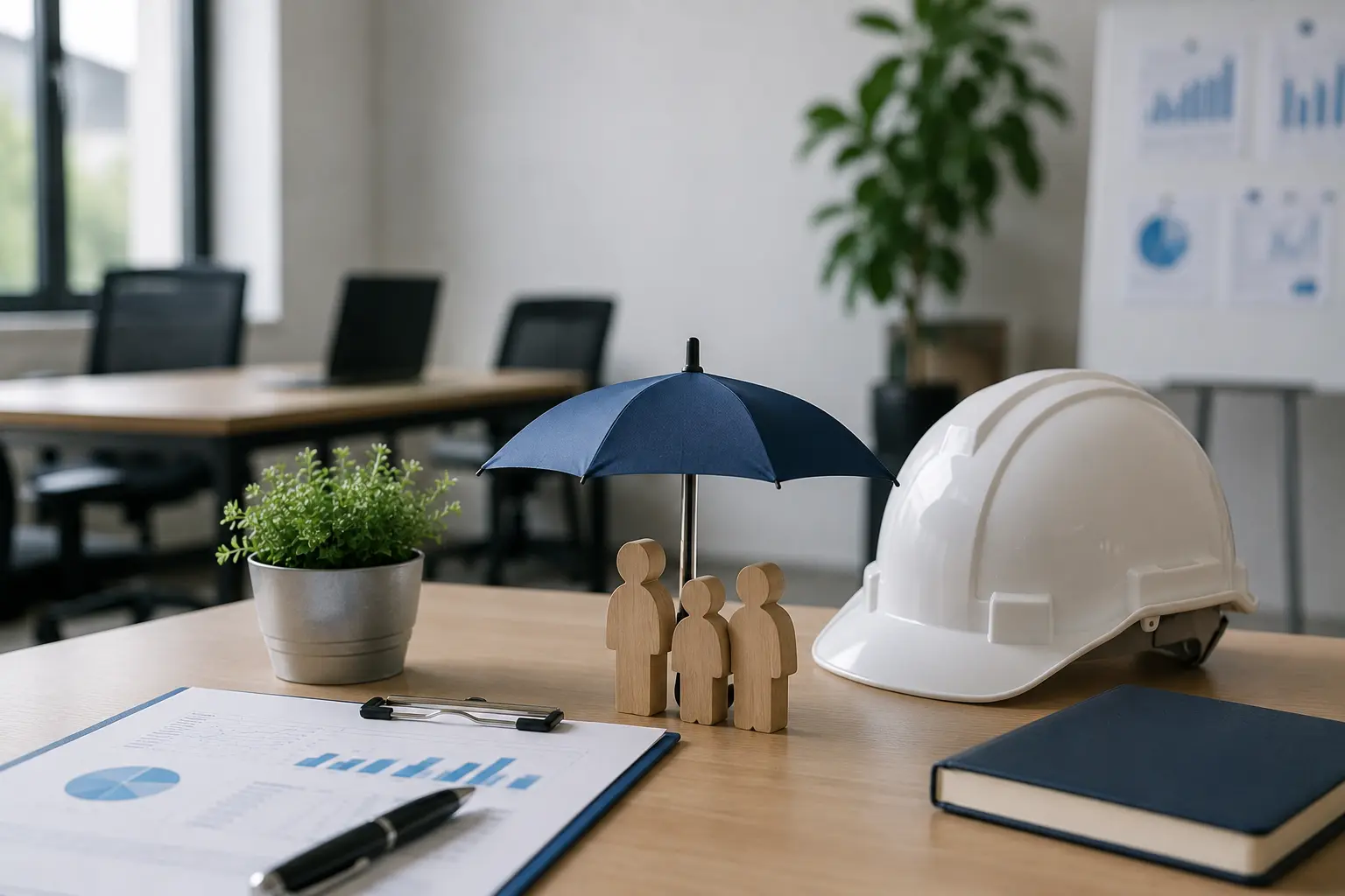 Assurance accidents du travail Maroc Employeur échangeant avec un salarié sur les risques liés aux accidents du travail